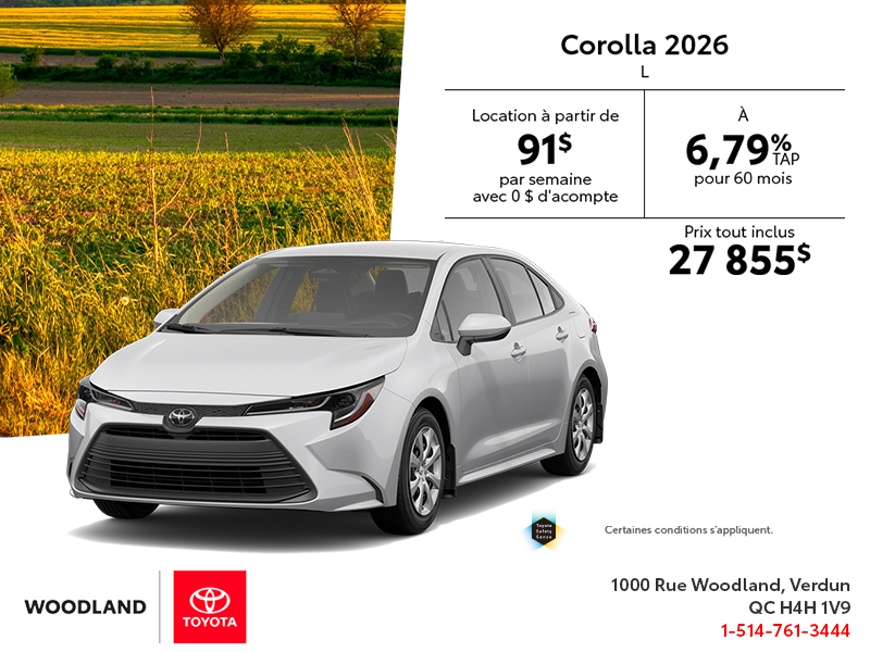 Toyota Corolla 2026