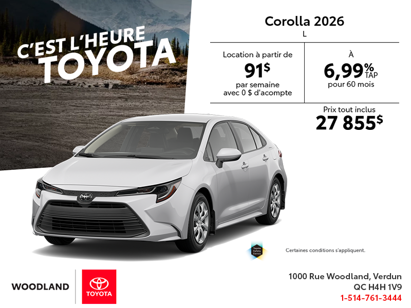 Toyota Corolla 2026