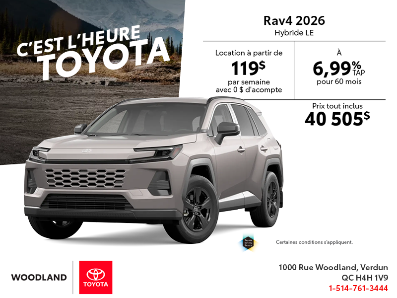 Toyota RAV4 Hybride 2026