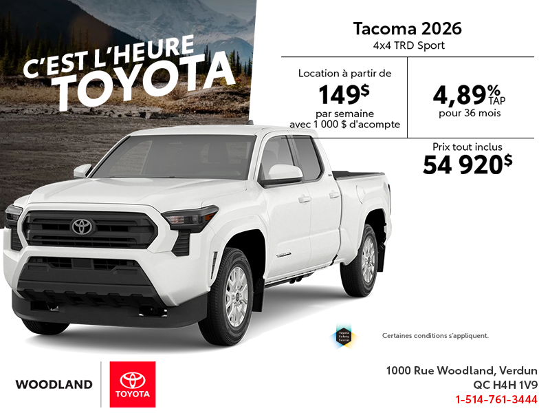 Toyota Tacoma 2026
