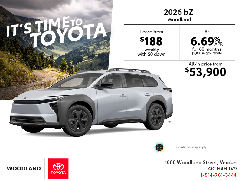 2026 Toyota bZ Woodland