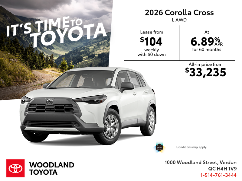 2026 Toyota Corolla Cross