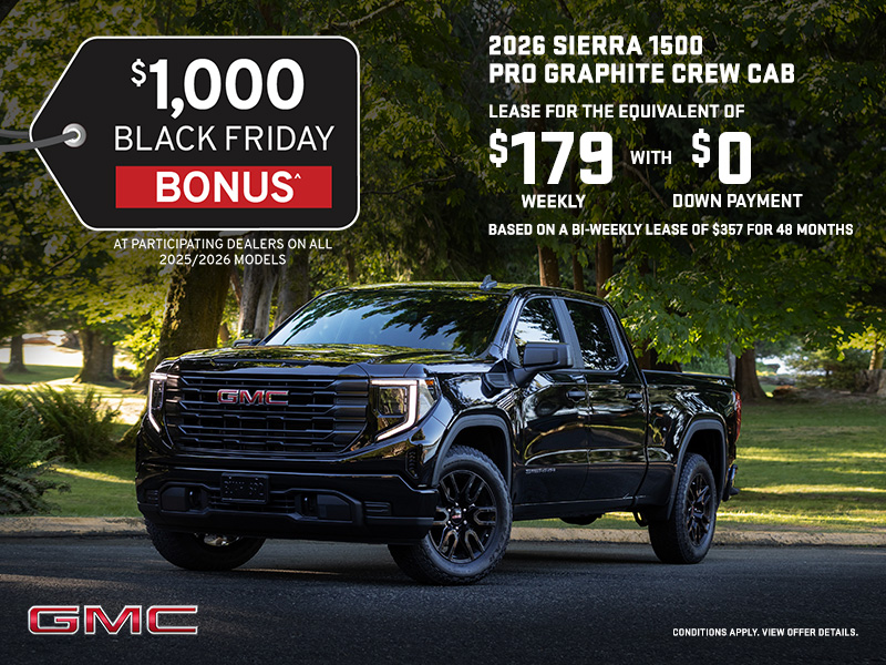 The 2026 GMC Sierra 1500 Pro Graphite Crew Cab