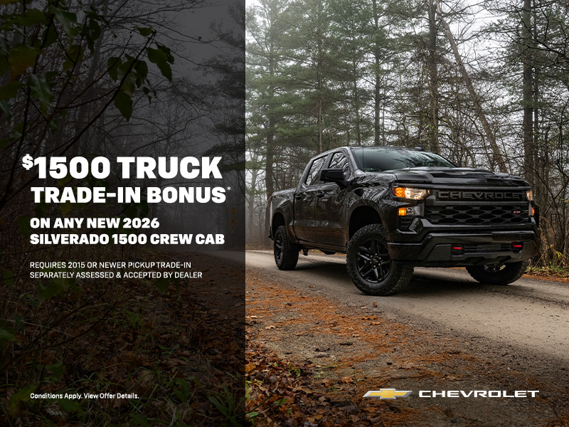 The 2026 Chevrolet Silverado 1500 Crew Cab