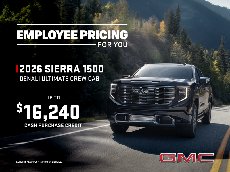 The 2026 GMC Sierra 1500 Denali Ultimate Crew Cab