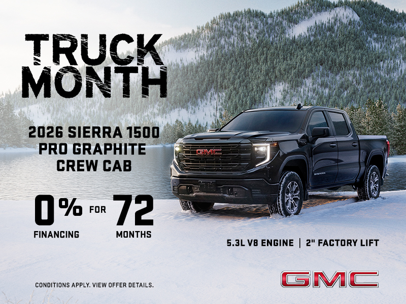 The 2026 GMC Sierra 1500 Pro Graphite Crew Cab