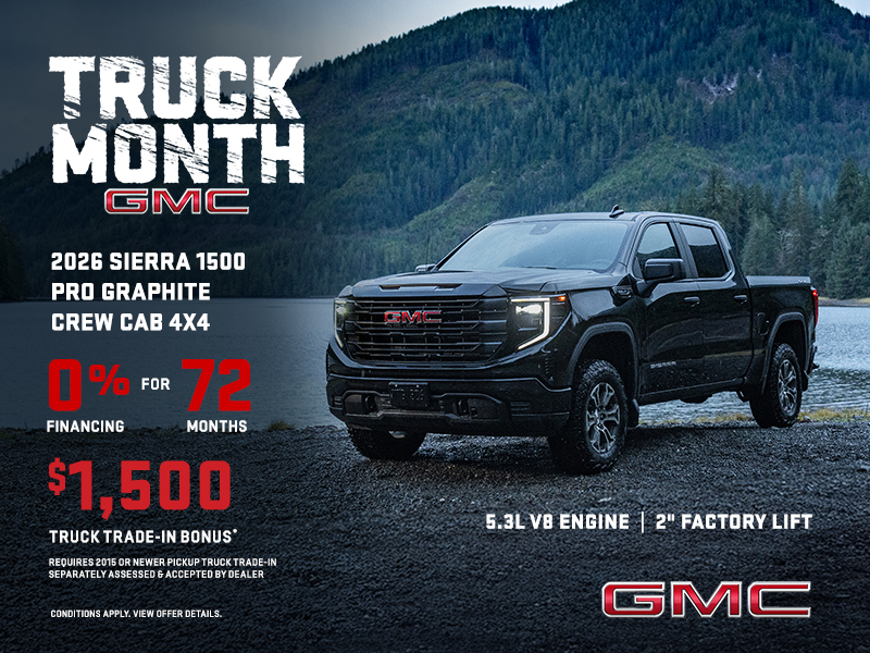 The 2026 GMC Sierra 1500 Pro Graphite Crew Cab 4X4