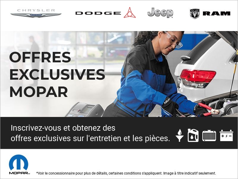 Offres exclusives Mopar