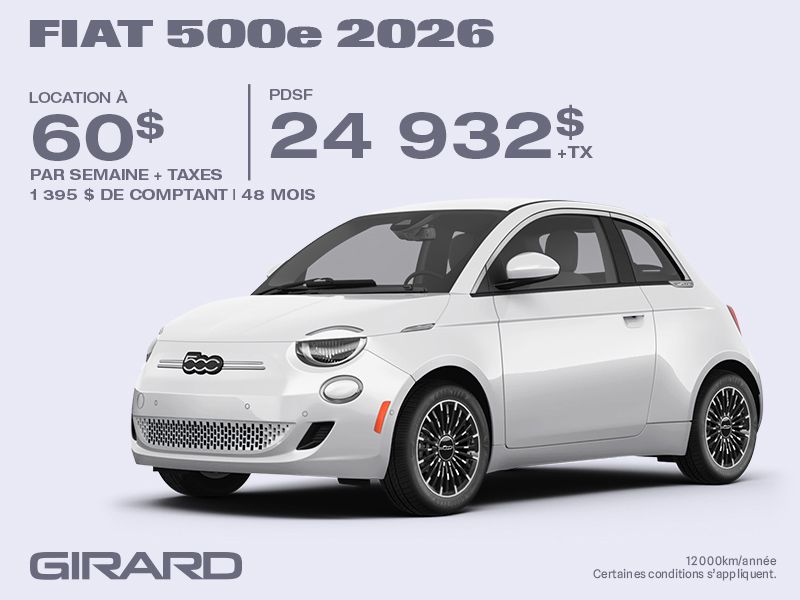 Fiat 500e 2026