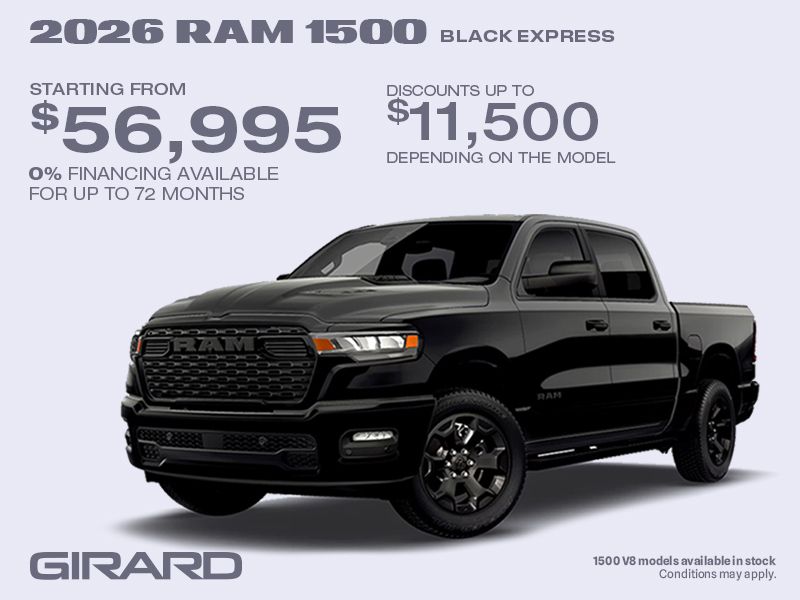 2026 RAM 1500 Black Express