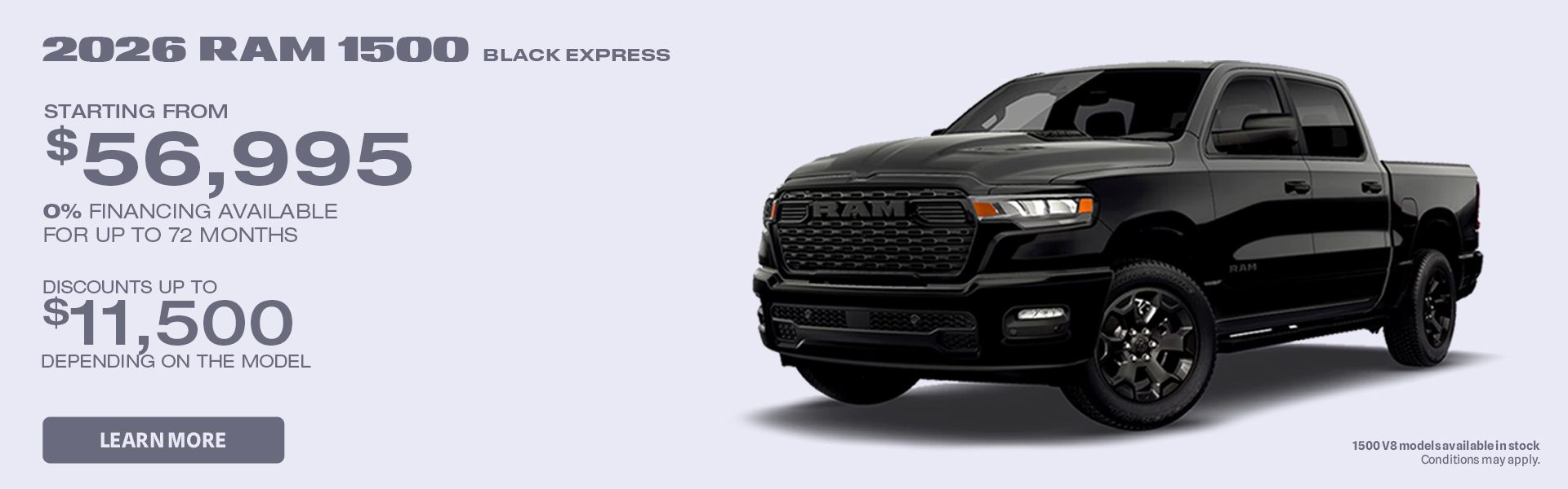 2026 RAM 1500 Black Express