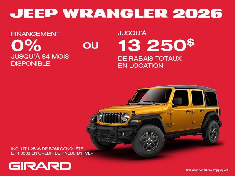 Jeep Wrangler 2026