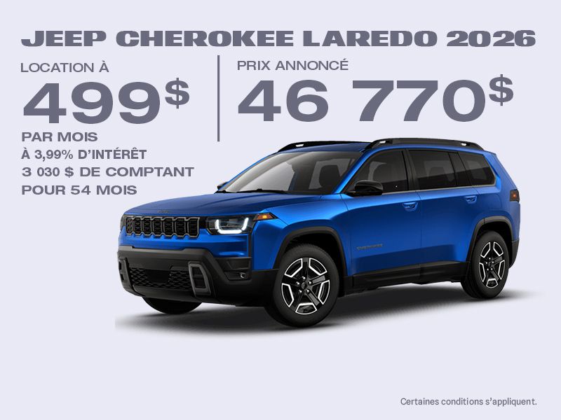 Jeep Cherokee Laredo 2026