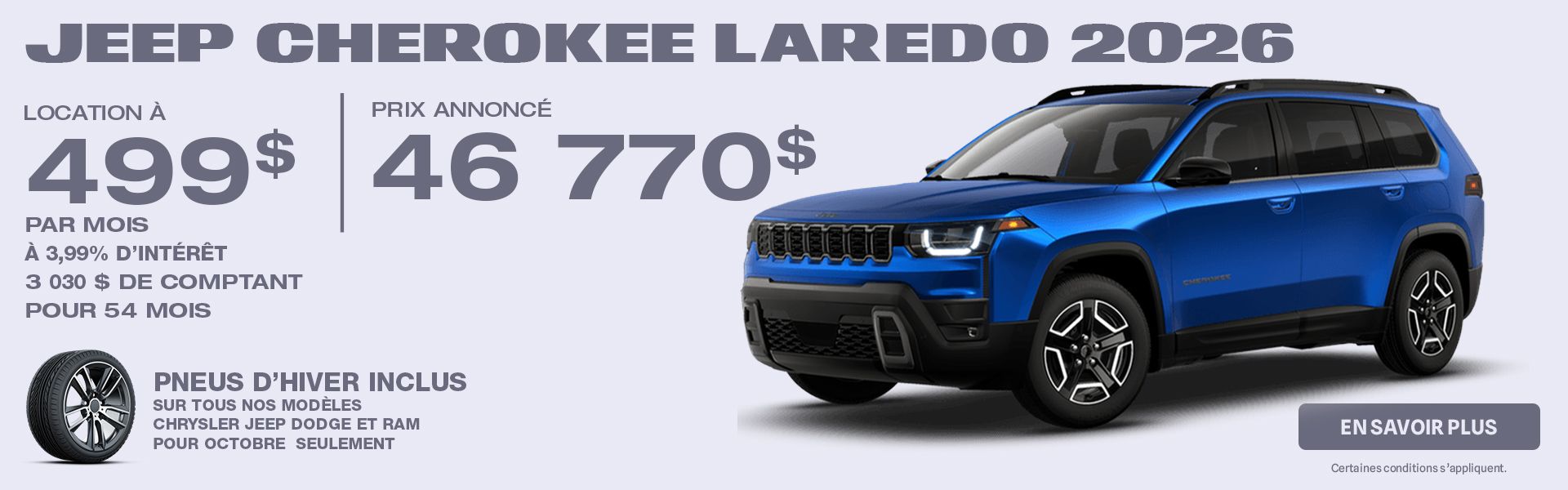 Jeep Cherokee Laredo 2026