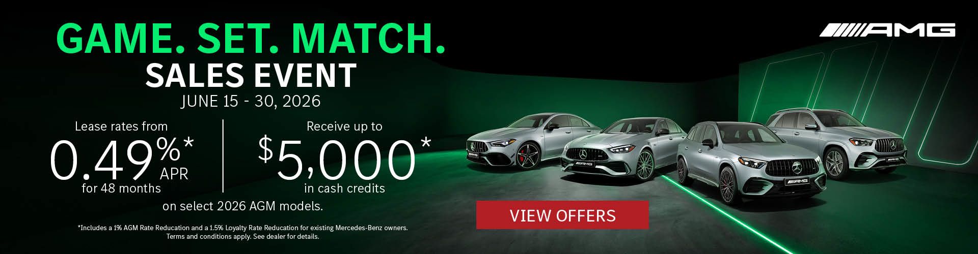 AMG Sales Event