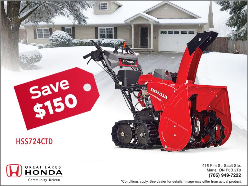 Track Drive, ES Snowblower | HSS724CTD [IN STOCK]