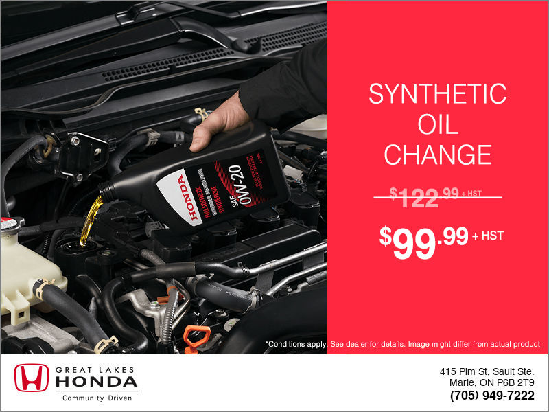 Synthetic Oil Change