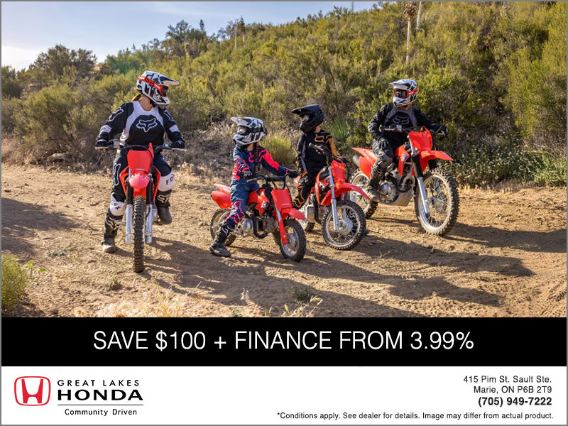 SAVE $100 + FINANCE FROM 3.99%