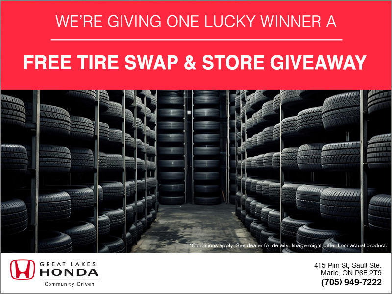 FREE Tire Swap & Store Giveaway