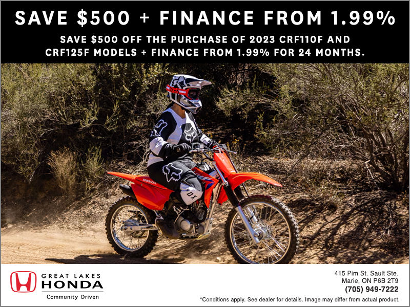 2023 CRF110F & CRF125F Models
