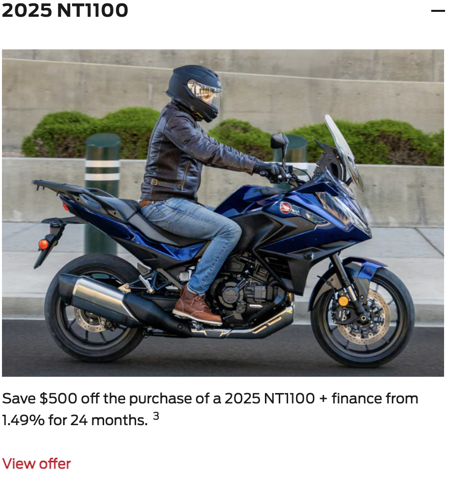 2025 NT1100 [In Stock]