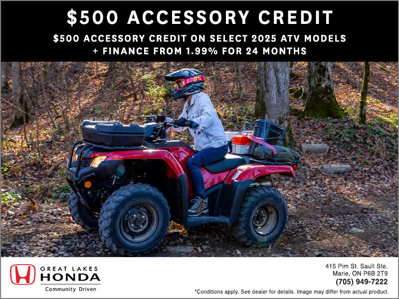 $500 ACCESSORY CREDIT