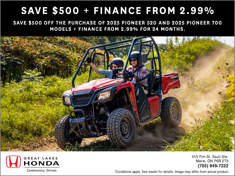 2025 Pioneer 520 & 2025 Pioneer 700 Models