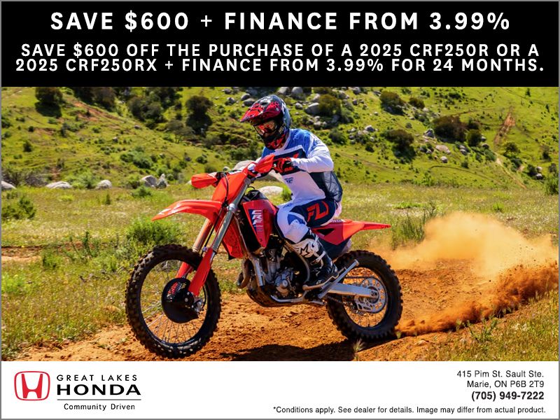 2025 CRF250R or 2025 CRF250RX