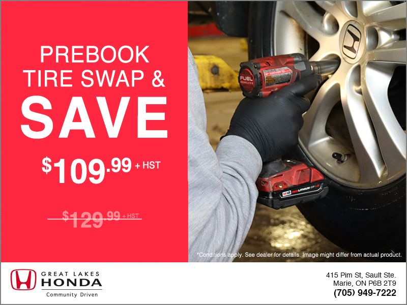 Prebook October Tire Swaps & SAVE!!!