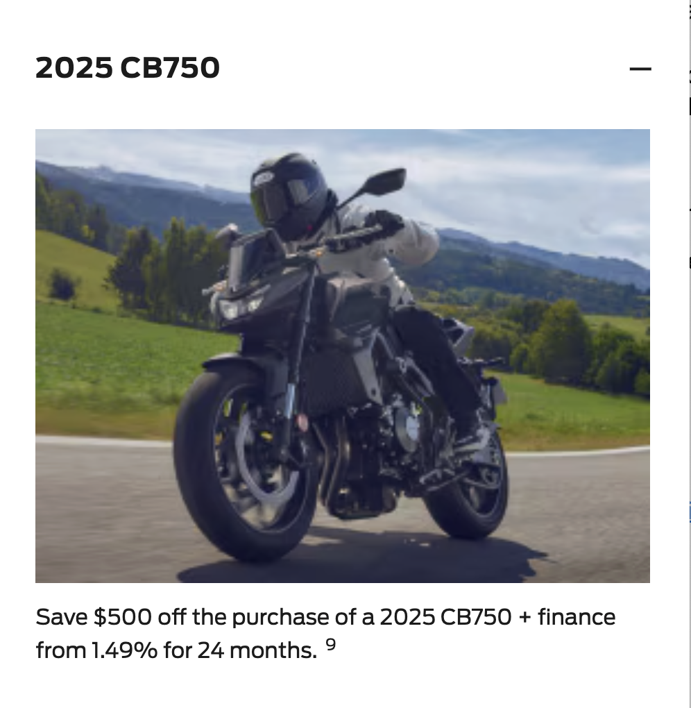 2025 CB750 [In Stock]