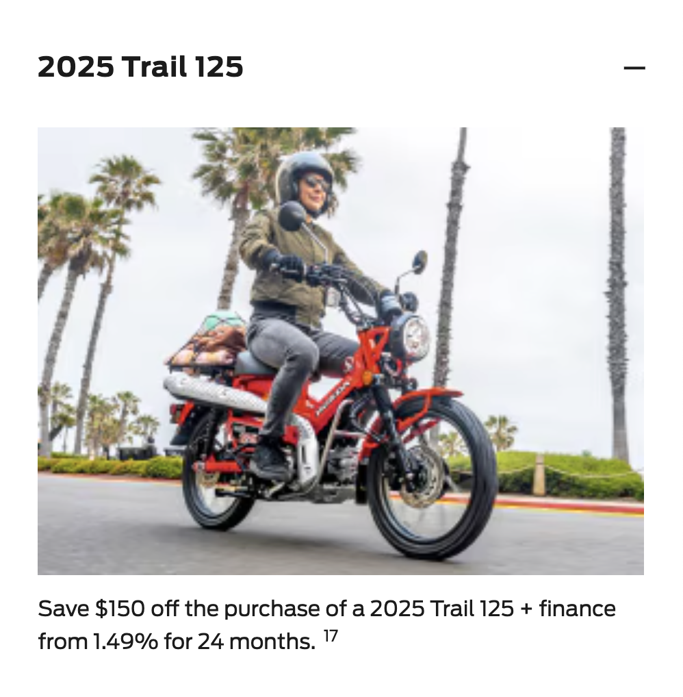 2025 Trail 125 [In Stock]