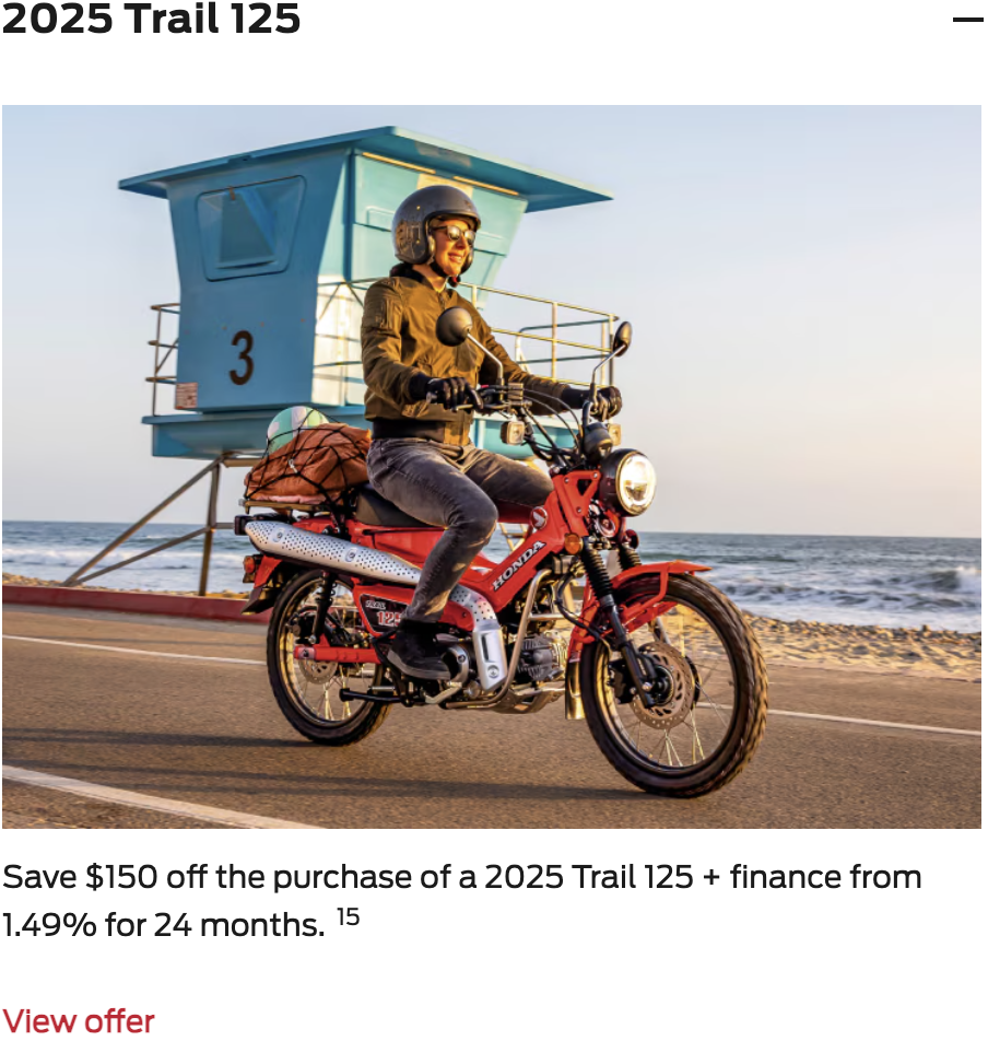 2025 Trail 125 [In Stock]