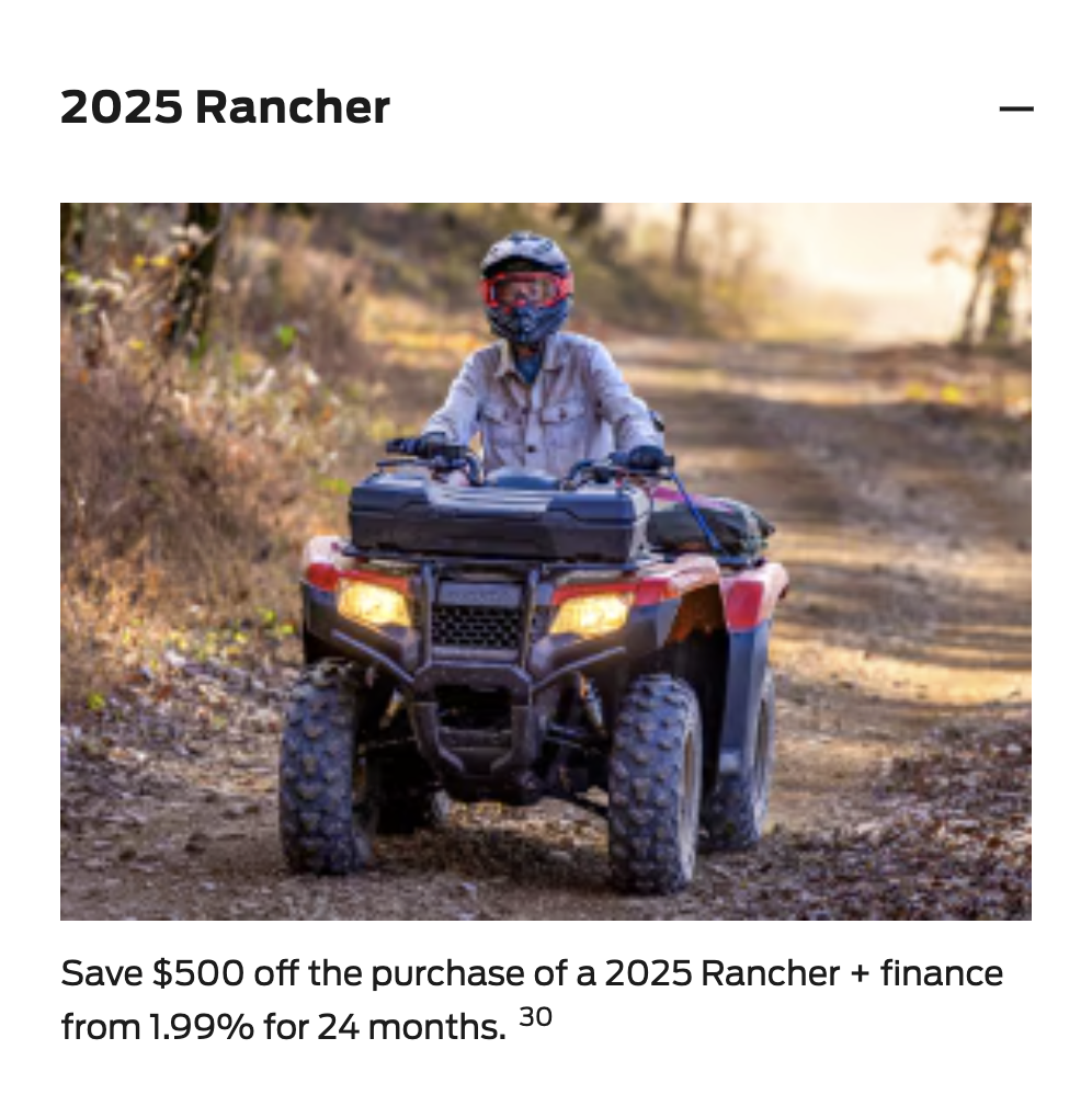 2025 Rancher [In Stock]