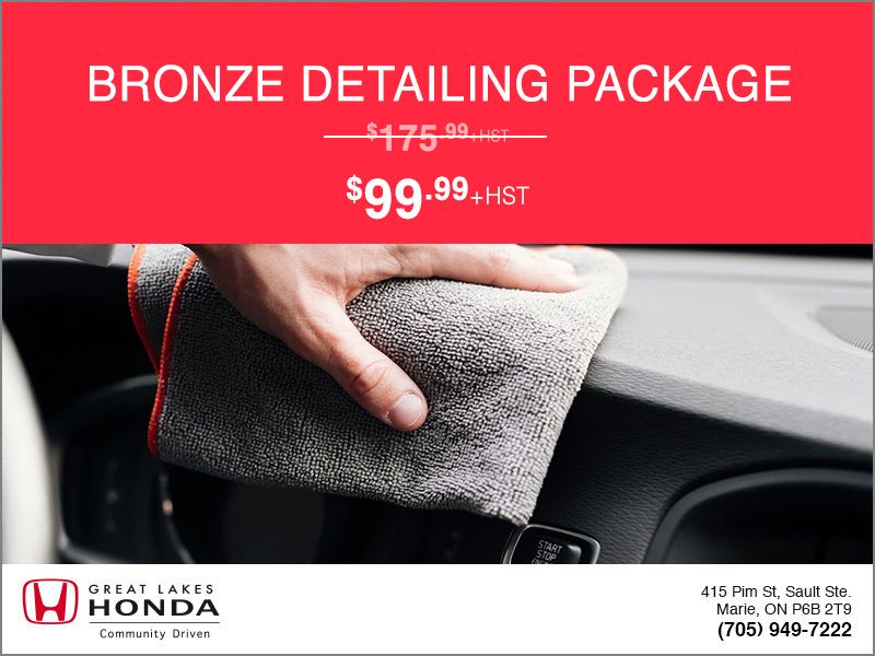 $99.99 Bronze Detailing Package Promo