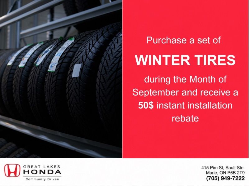 Buy Winter Tires & Save $50!