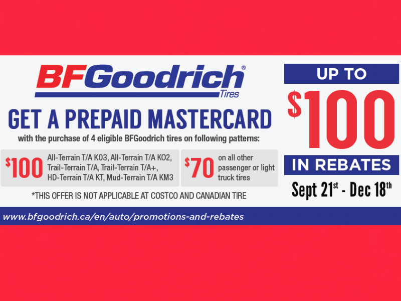 BFGoodrich Offers & Rebates