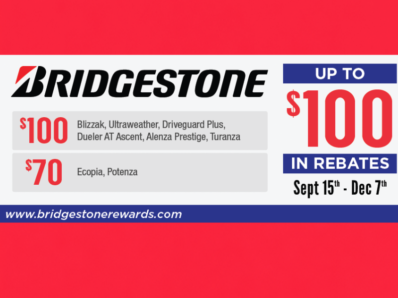 Bridgestone Offers & Rebates