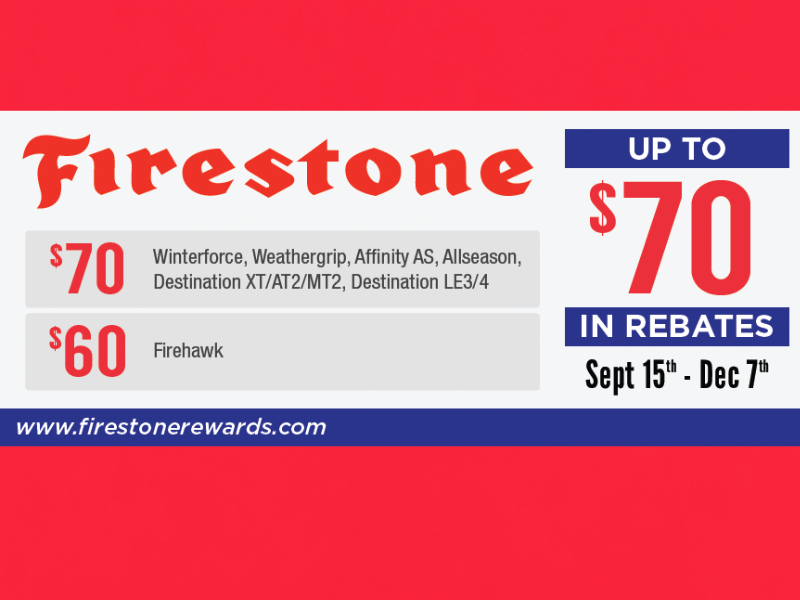 Firestone Offers & Rebates