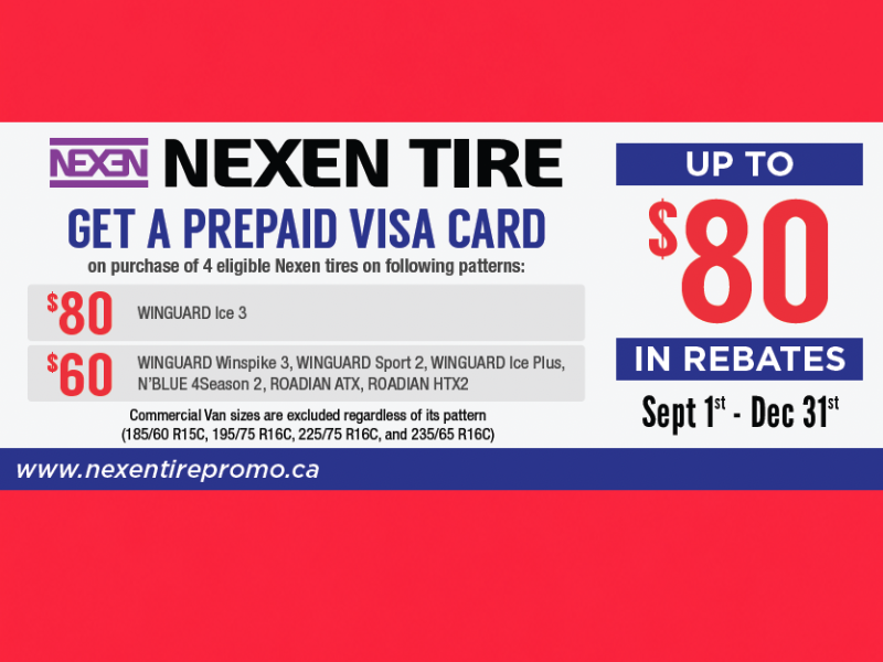 Nexen Tire Offers & Rebates