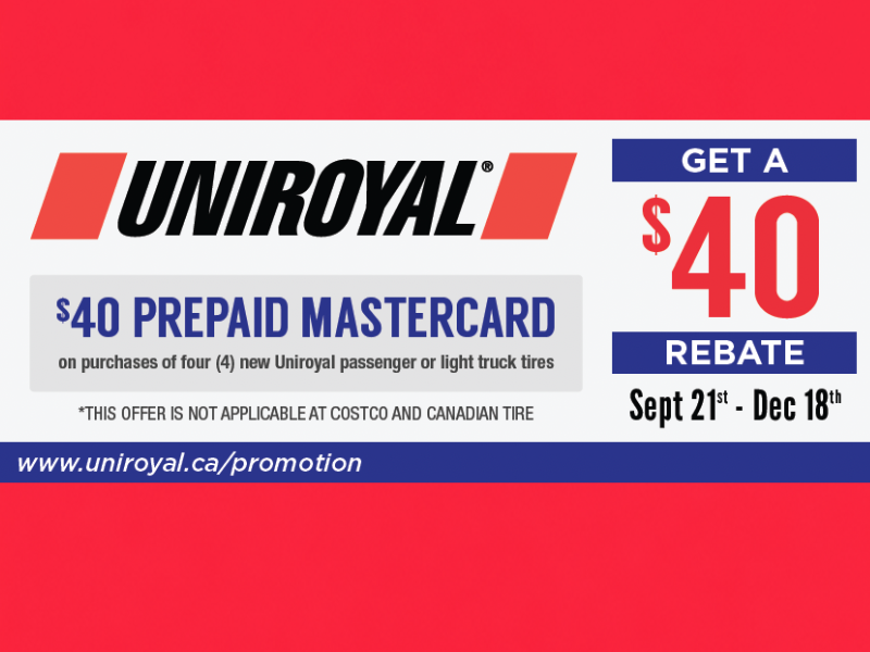 Uniroyal Offers & Rebates