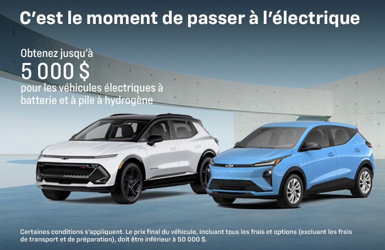 Les nouveaux incitatifs pour véhicules électriques sont arrivés!