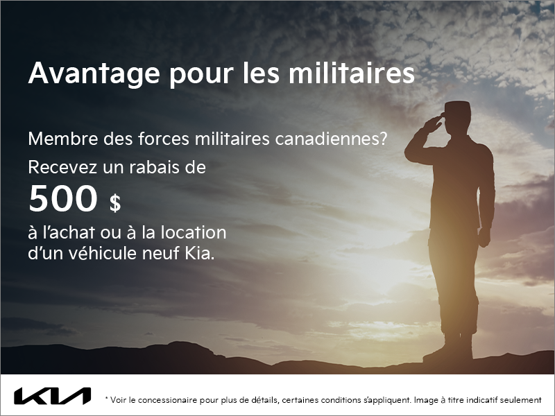 Avantage pour militaires