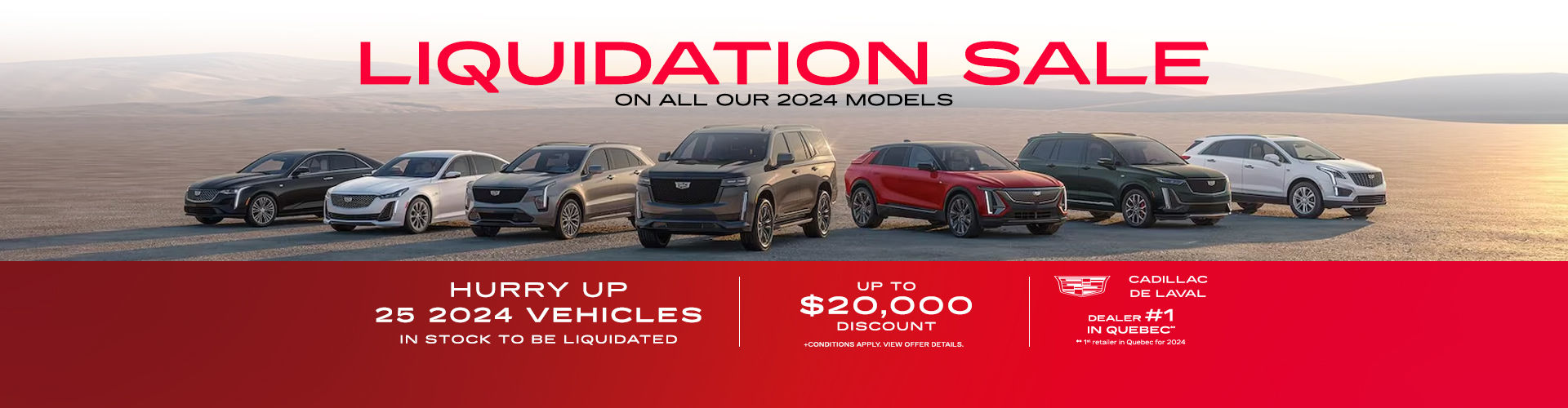 LIQUIDATION on all our 2024 models