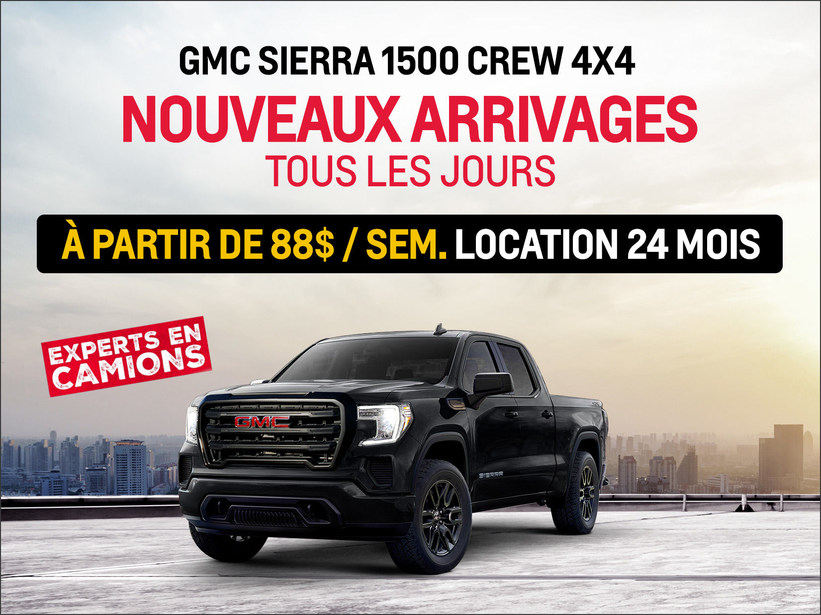 Nouveaux arrivages GMC Sierra!