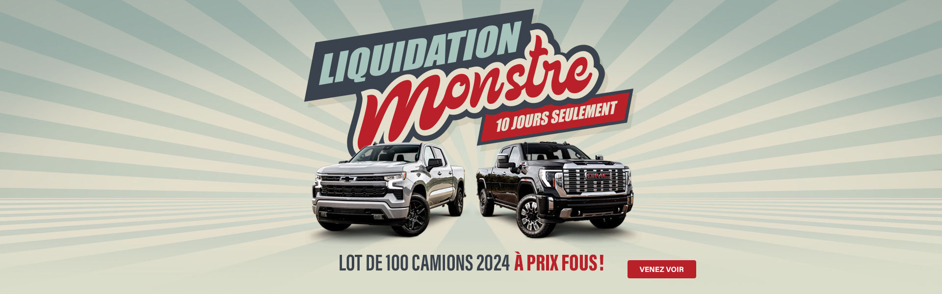 Liquidation Monstre Chevrolet Buick GMC