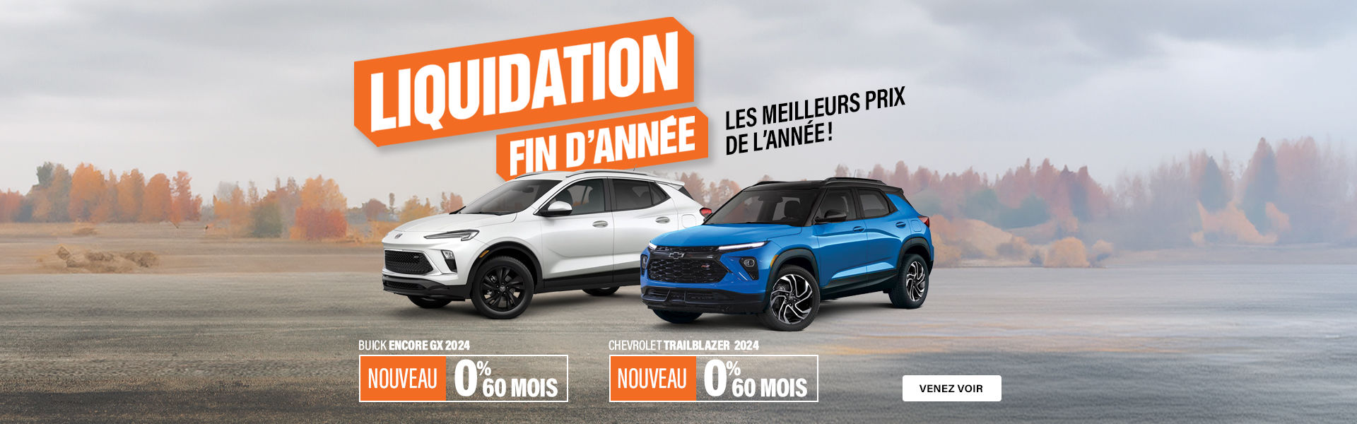 Liquidation Fin d'Année VUS Chevrolet Buick GMC