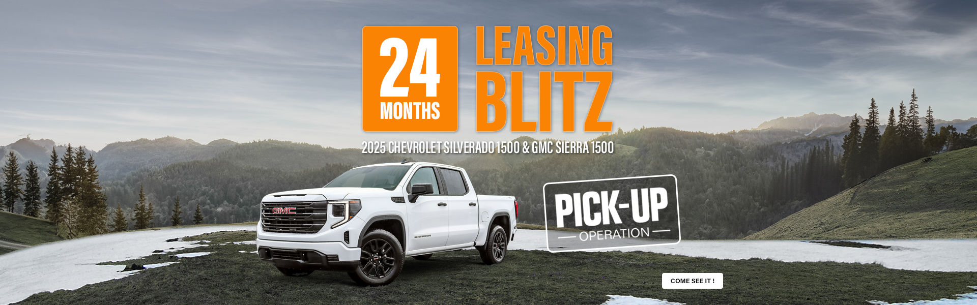 24-month Leasing Blitz GMC & Chevrolet trucks