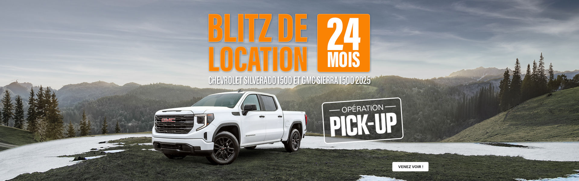 Blitz de location 24 mois Camions GMC et Chevrolet