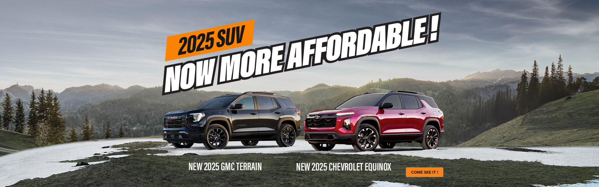 SUV Offers - All-new 2025 Chevrolet Equinox & GMC Terrain