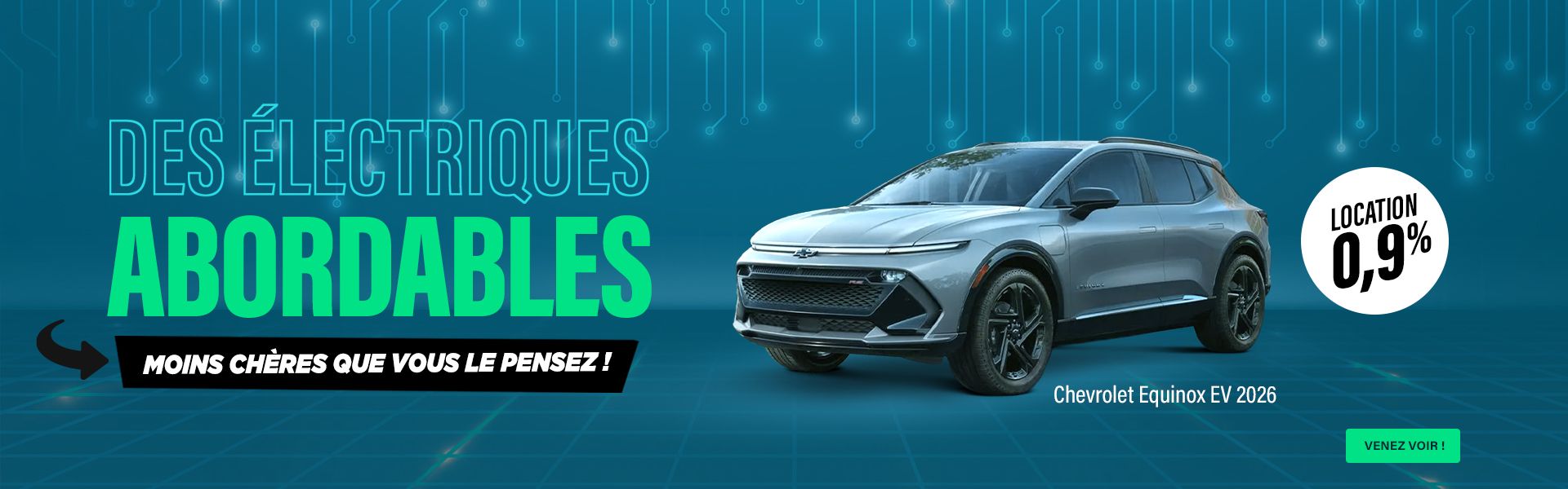 Nouveau rabais Véhicules électriques GM Chevrolet